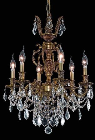 Elegant Lighting 9506D20FG/SS Chandelier from the Marseille Collection