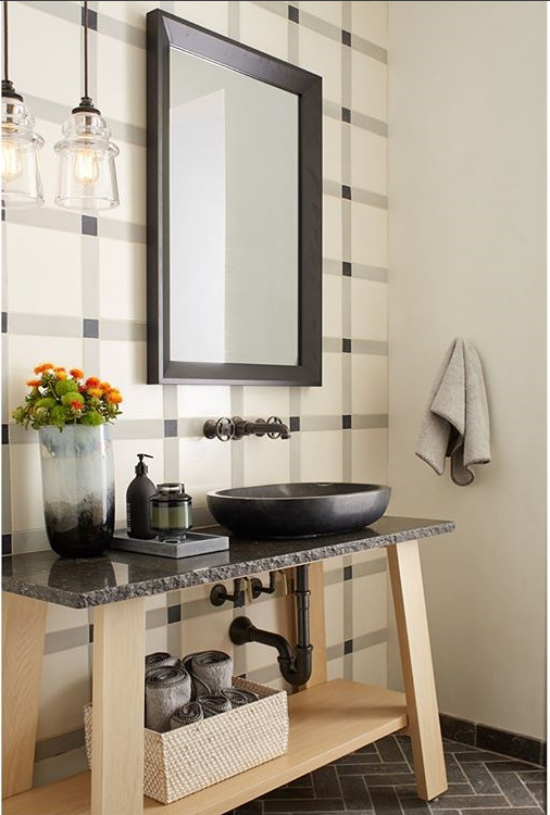 Transitional home design photo in Phoenix