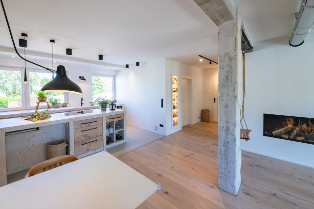 Industrial Style Flat industriel-cuisine