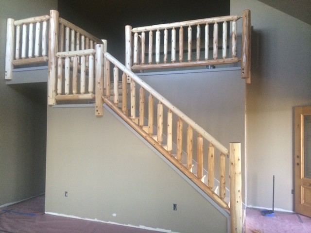 Staircase - rustic staircase idea