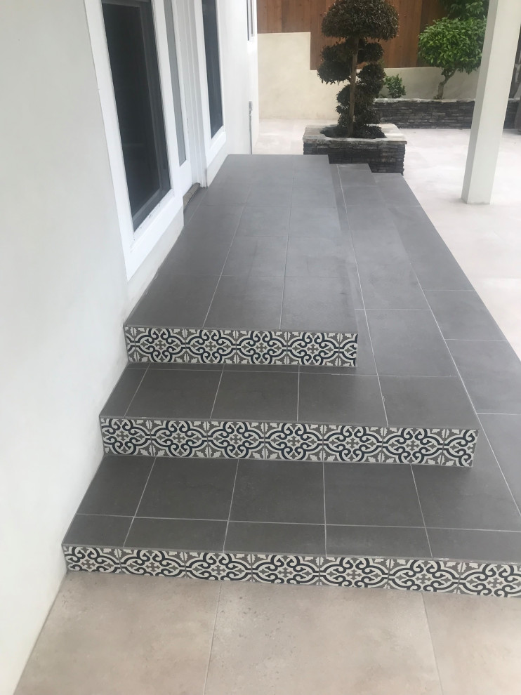 Patio Project Concrete & Tile