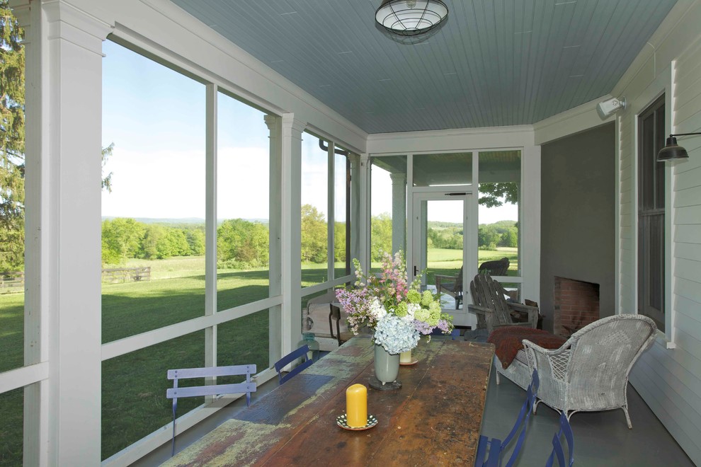 This is an example of a country verandah in New York.