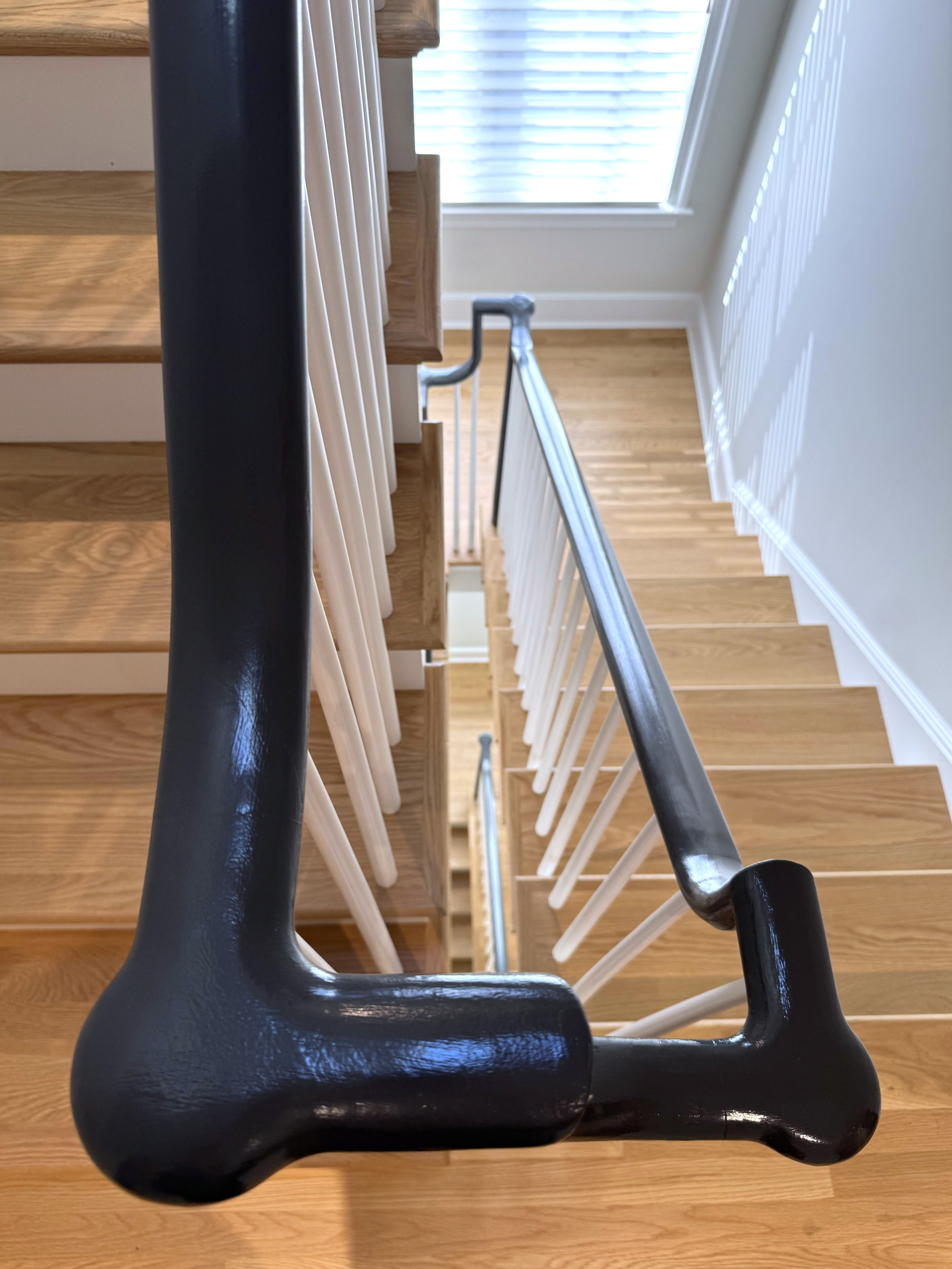 142_Airy Staircase with Over the Post Balustrade, Arlington, VA