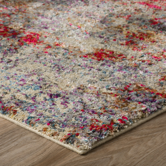 Addison Amelia Abstract Splash Area Rug, 3'3