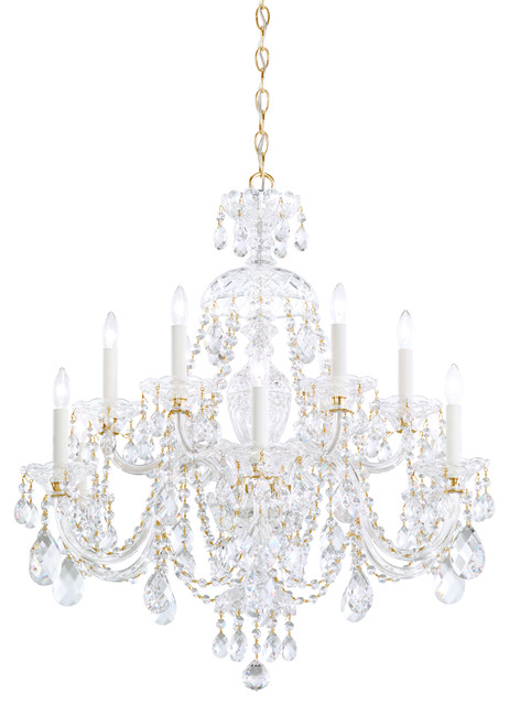 Sterling 12-Light Chandelier - Traditional - Chandeliers - by Schonbek ...