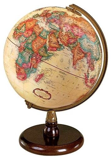 Quincy, 9" Antique Desk Globe
