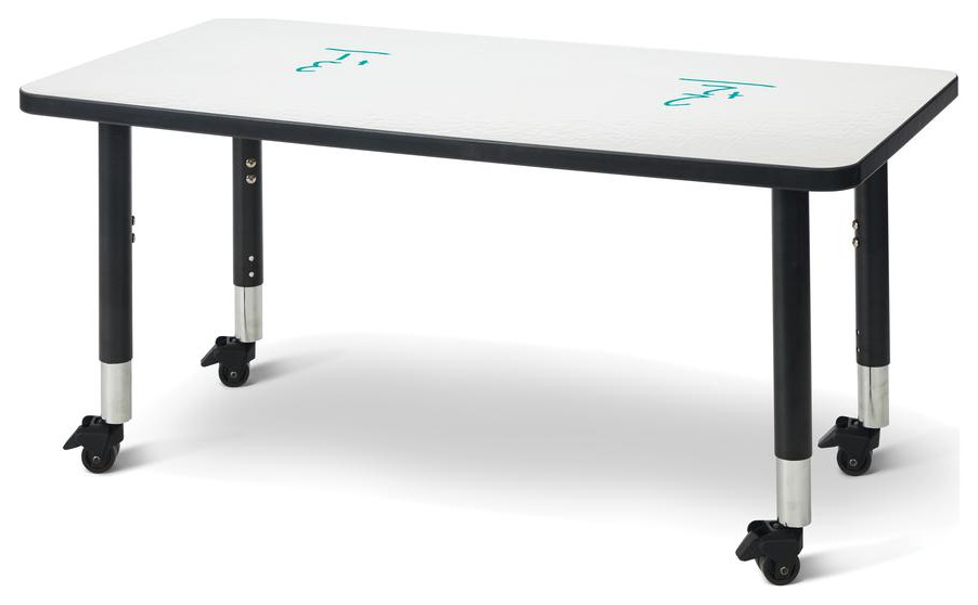 Berries Rectangle Dry Erase Table Contemporary Kids Tables And Chairs by Kolibri Decor Houzz