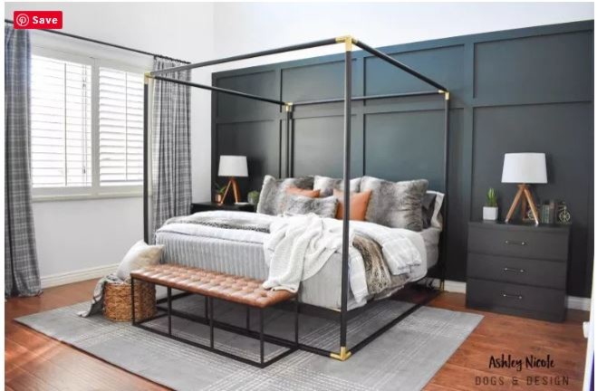 small master bedroom-can canopy bed work?