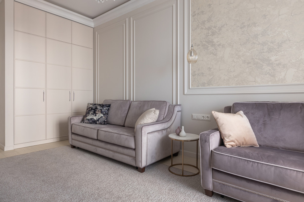 Четырехкомнатная квартира в стиле неоклассика 164 м2