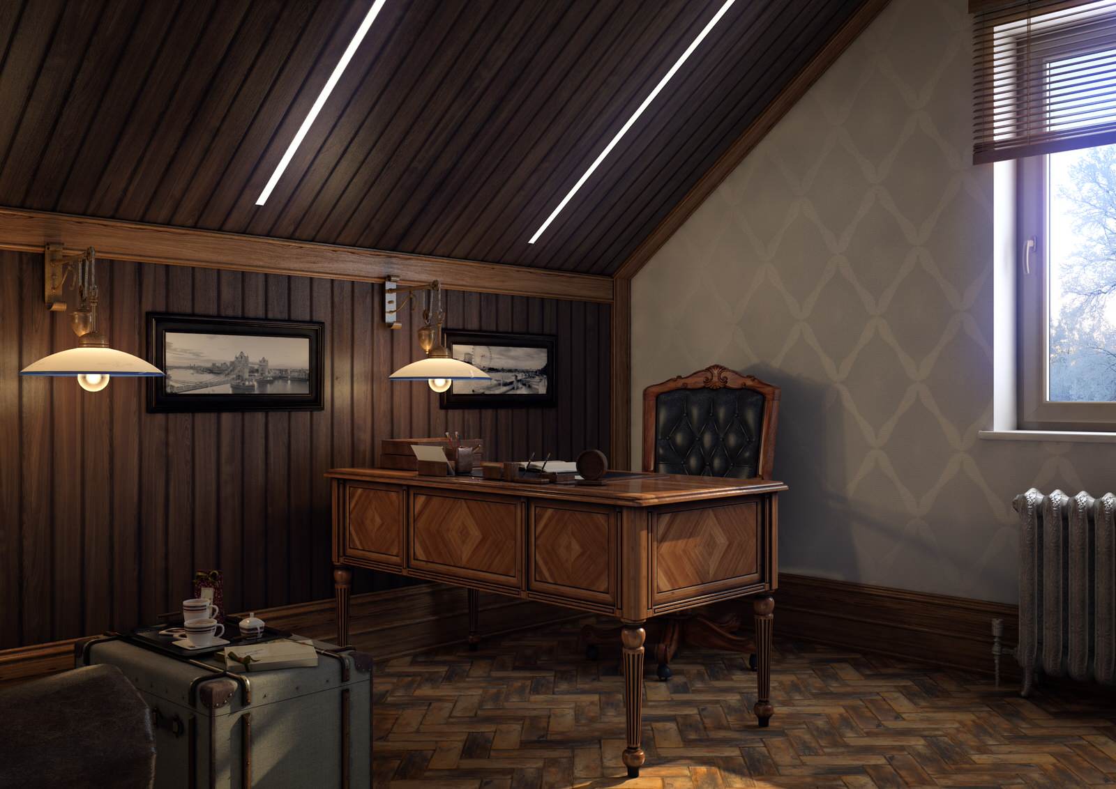 Дизайн-проект загородного дома в г. Пермь