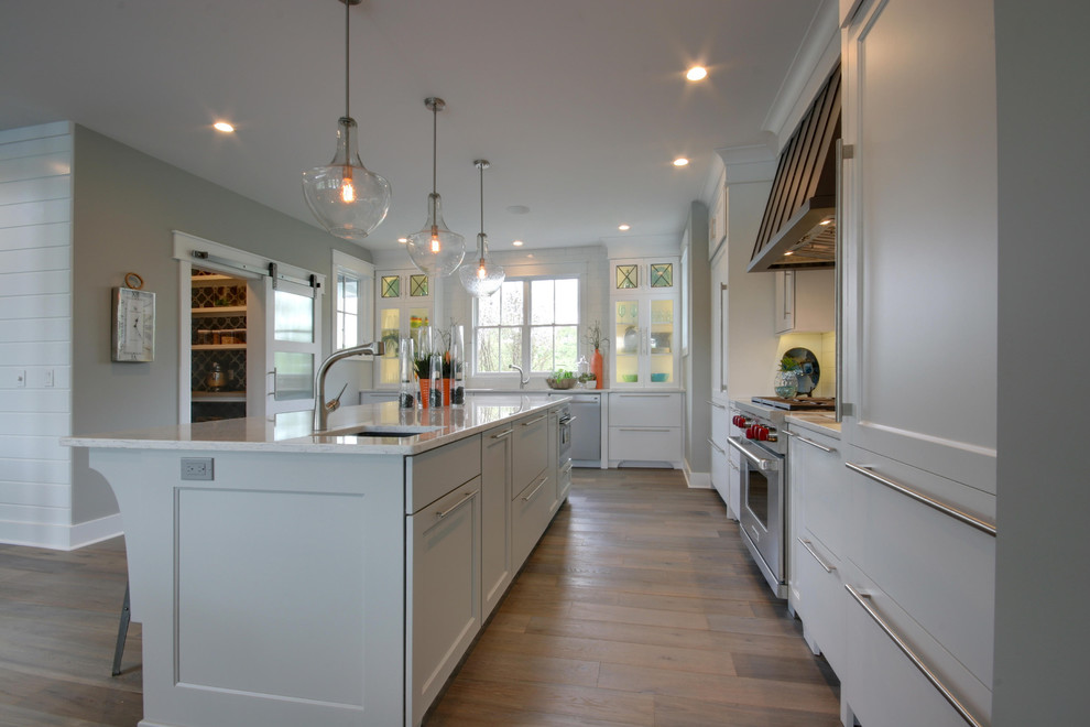 Inspiration for a transitional kitchen remodel in Grand Rapids