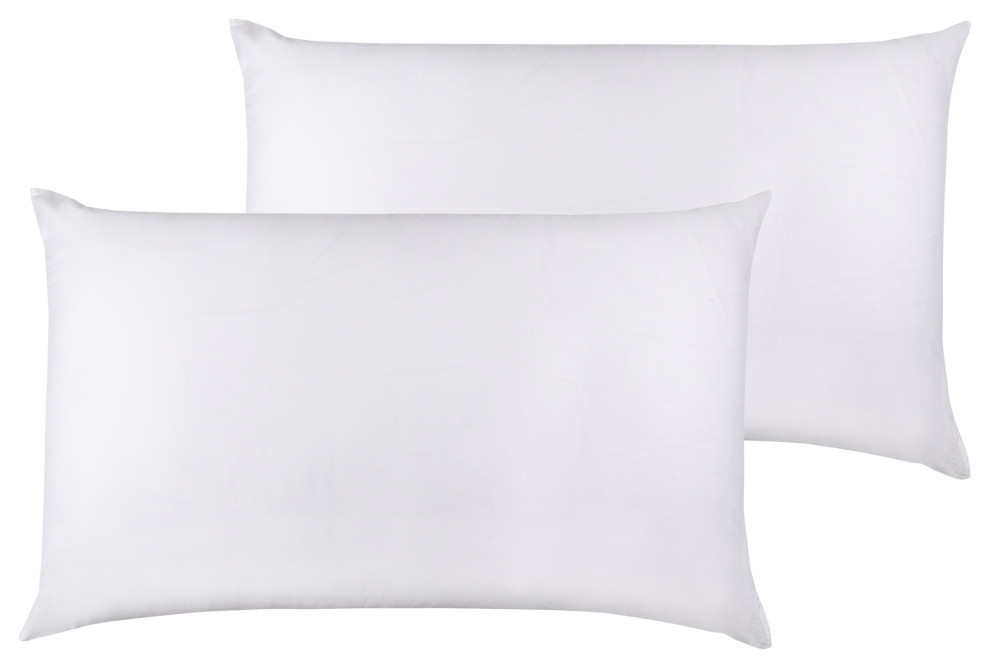 A1HC GOTS Certified Organic Cotton Percale Pillowcase Pair, King(21"x36")