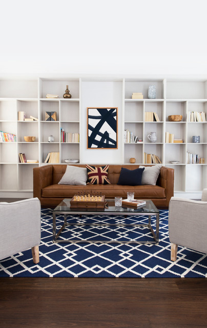 Library contemporary-living-room