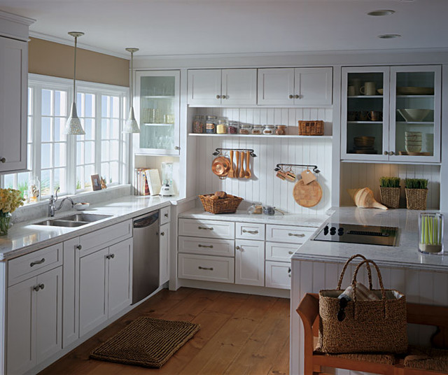 Schrock Cabinetry: Maple White - Traditional - Kitchen ...