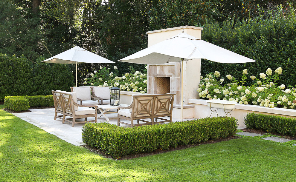 Outdoor Fireplace Traditional Atlanta by The GreenSeason Group
