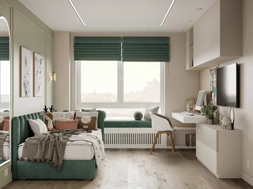 Красивая квартира 88 м² в современном стиле