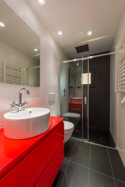 Reforma parcial Santa Coloma minimalistisch-badezimmer