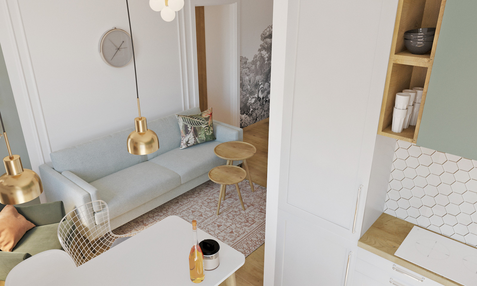 Трехкомнатные апартаменты в Таллине.