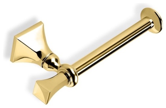 Classic-Style Brass Toilet Roll Holder, Gold