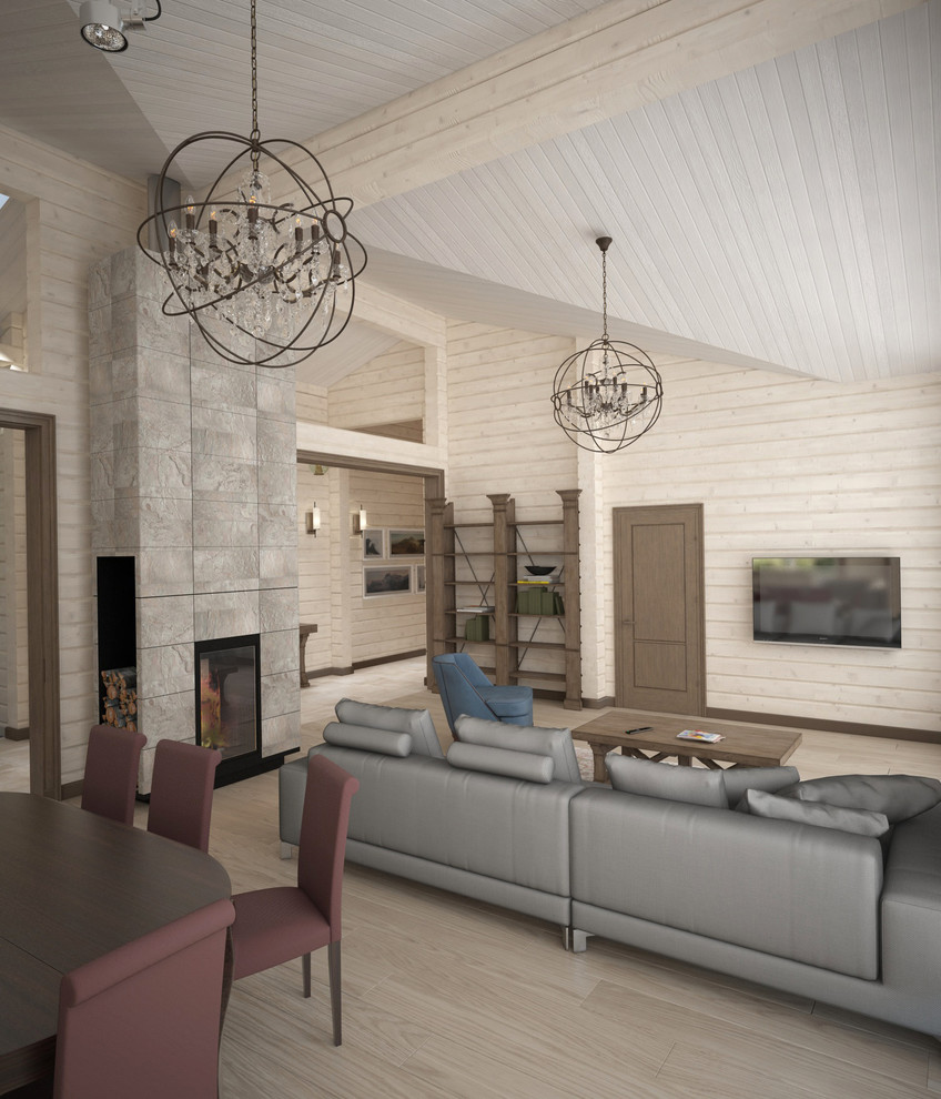 Дом из комбинированных материалов в ЛО