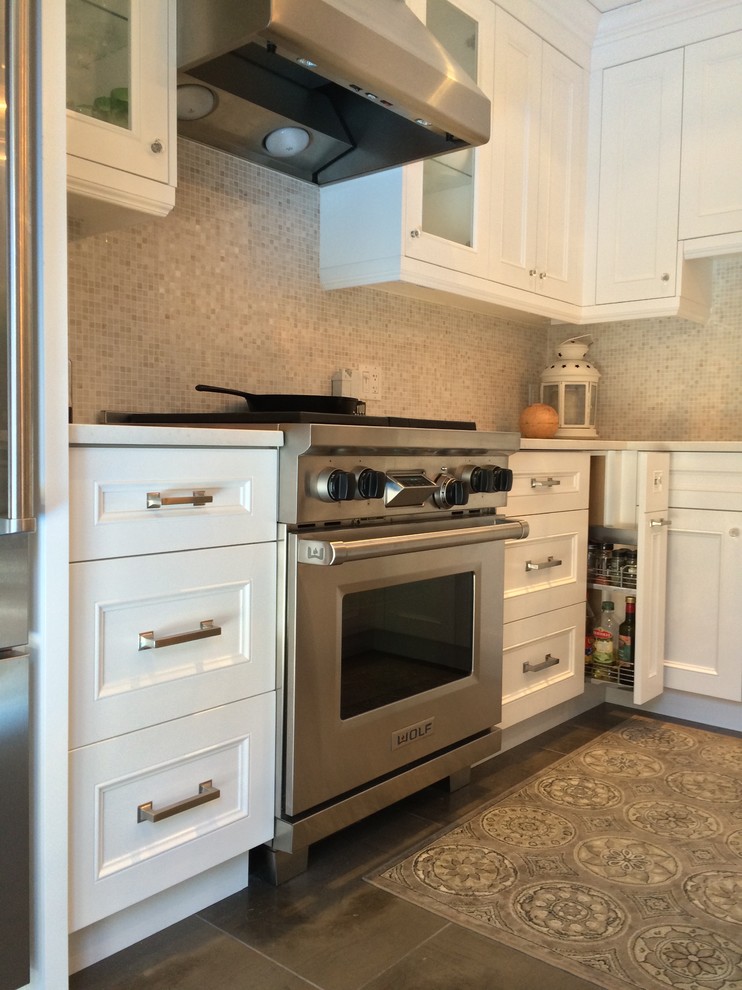 Inspiration for a transitional kitchen remodel in Toronto