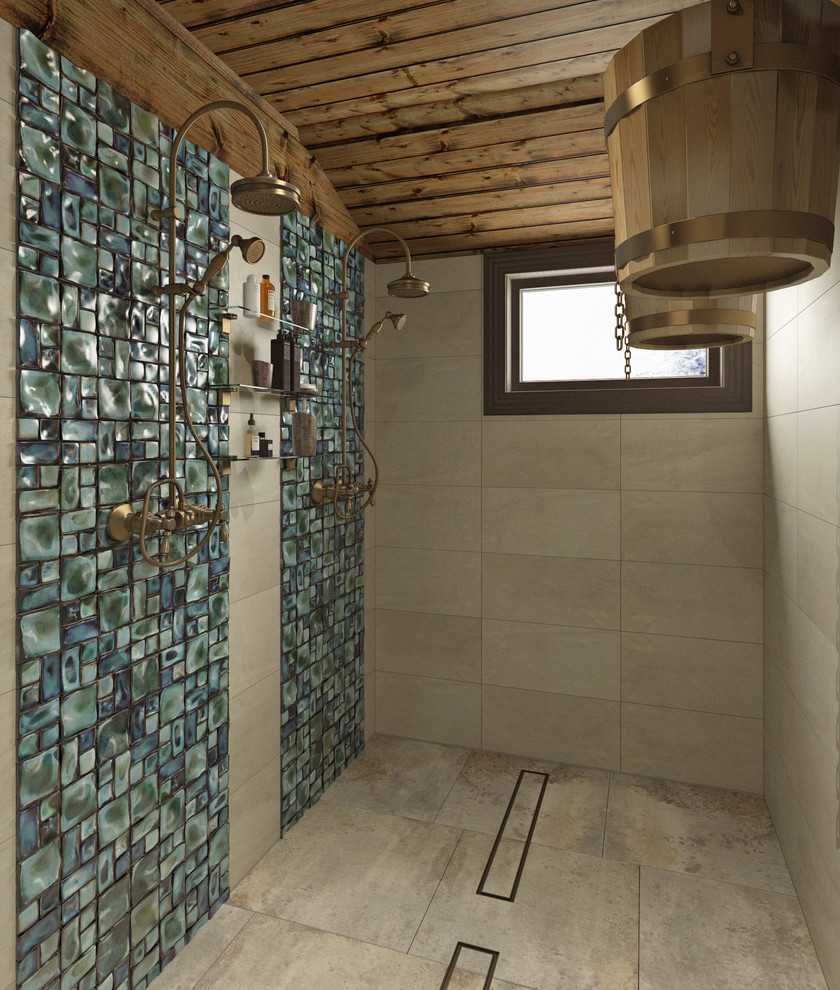 Душевая при сауне