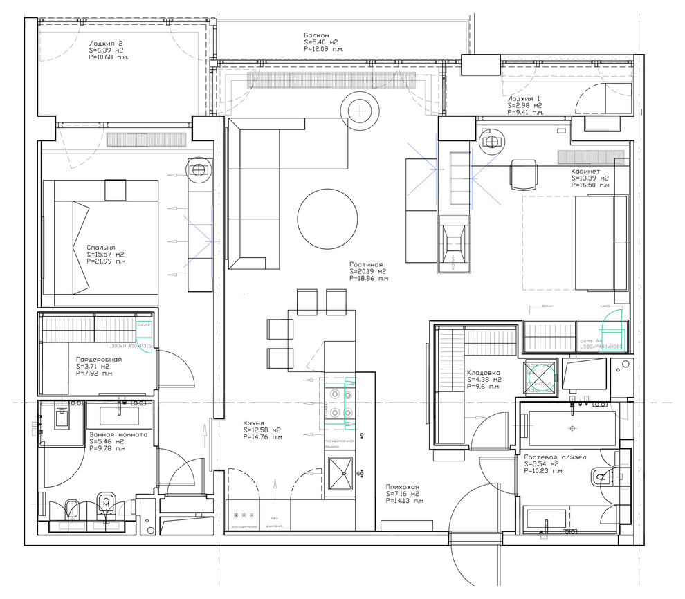 Квартира 100м2