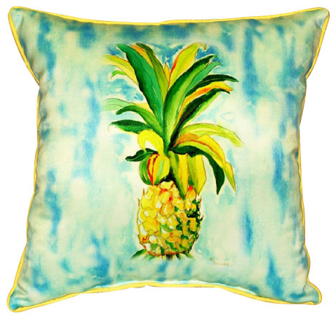 Indoor/Outdoor Pineapple Pillow - Beach Style - Outdoor Cushions And ... Indoor/Outdoor Pineapple Pillow - Beach Style - Outdoor Cushions And ...