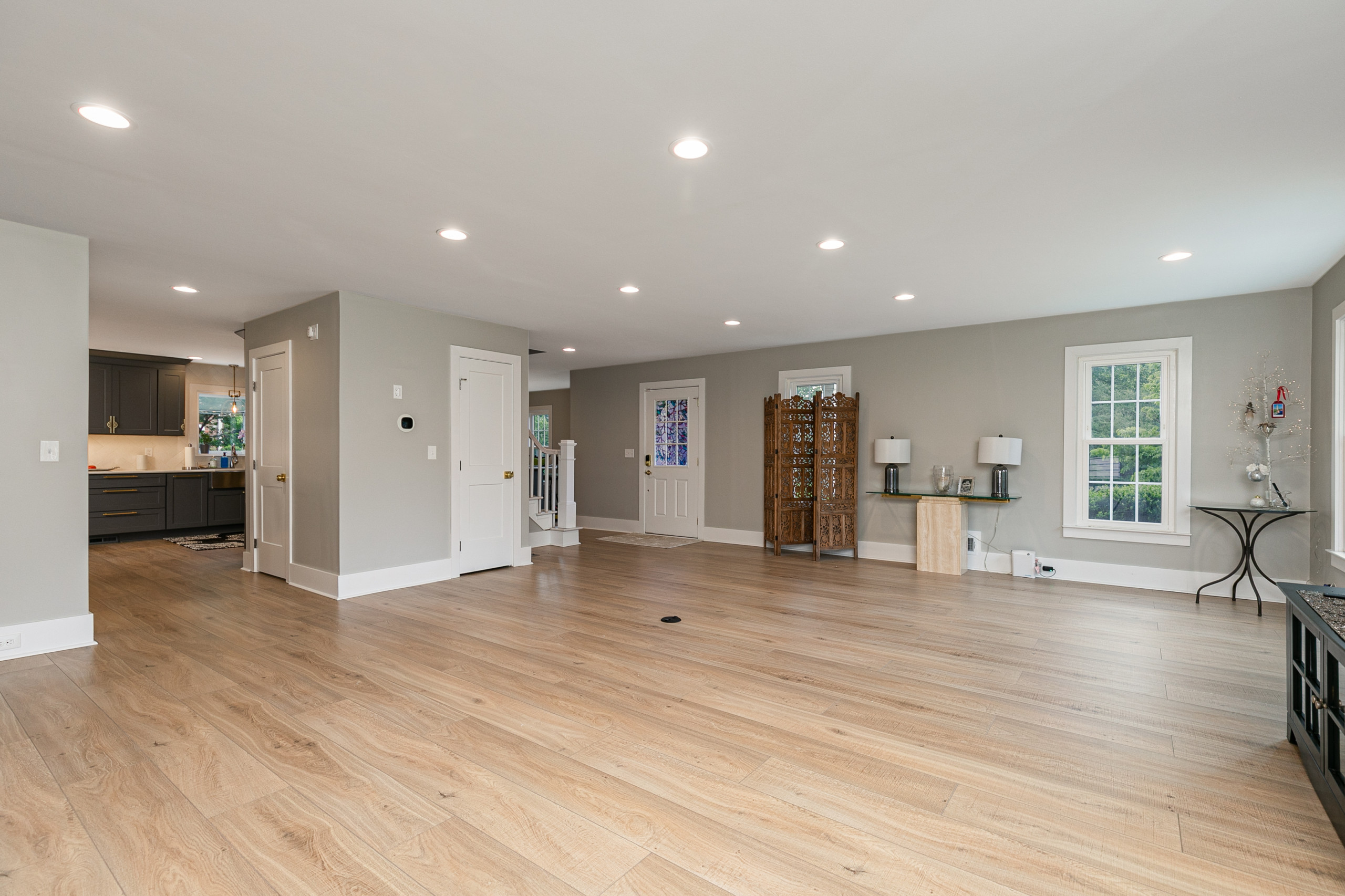 Recent Living Room/ Family Room Wall Removal to Open Area