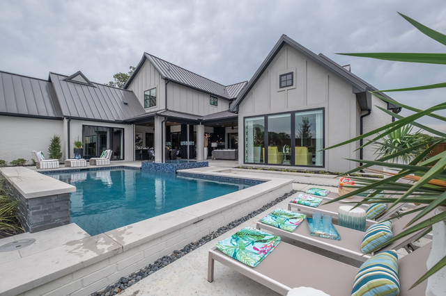 FW Magazine Dream Home Summer '19 contemporary-swimming-pool