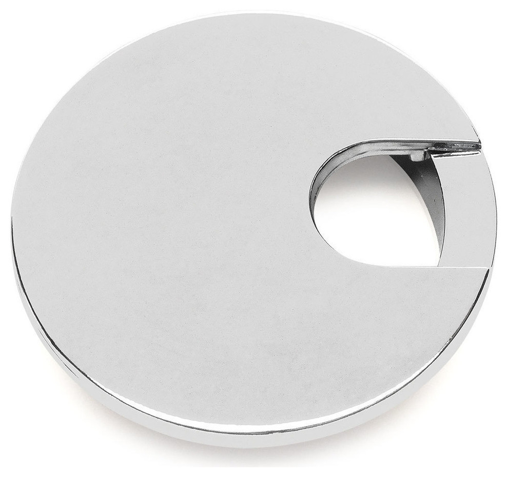 Cosmas 50203ch Polished Chrome Desk Grommet Transitional Desk