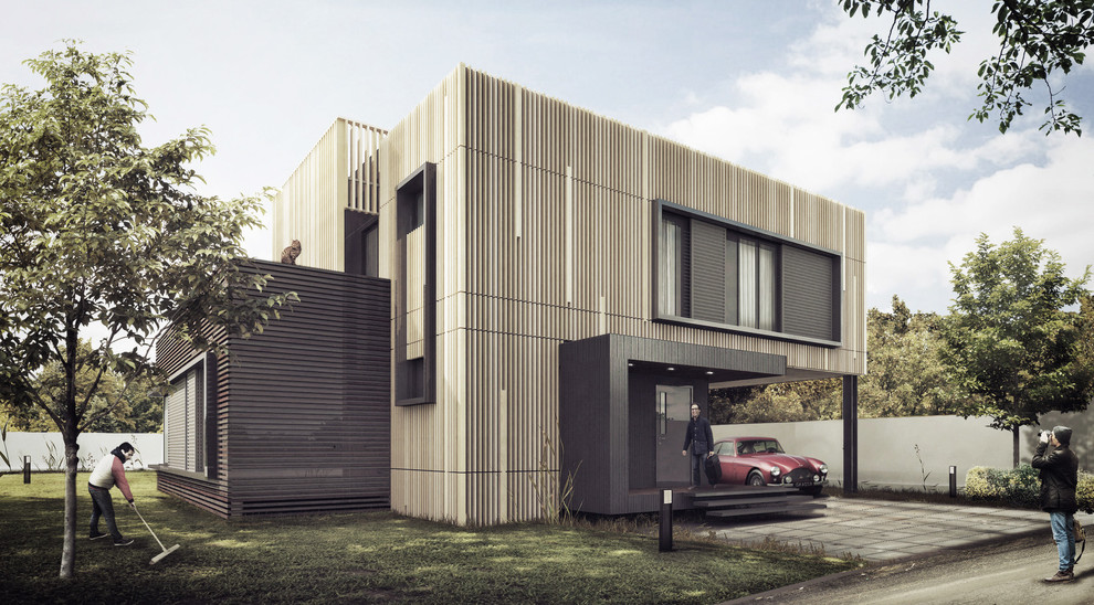 Модульный энергоэффективный дом в Москве