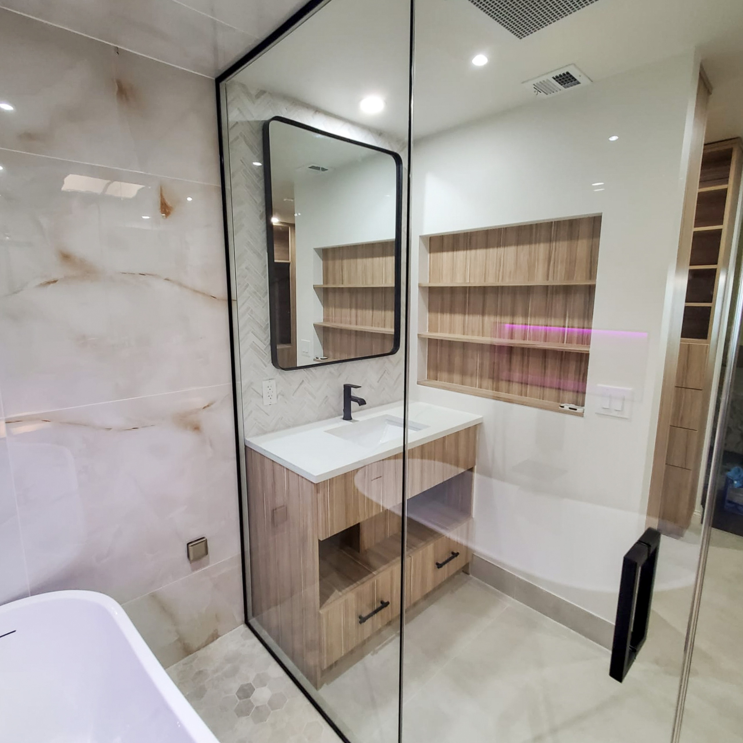 Steam Shower Entry