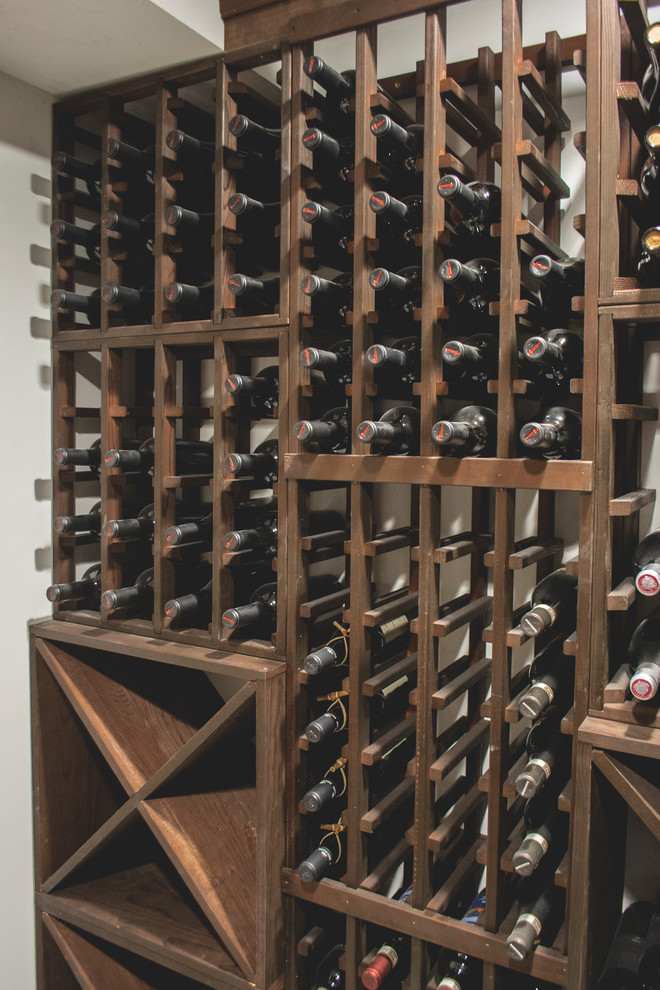 Inspiration for a transitional wine cellar in Boston.
