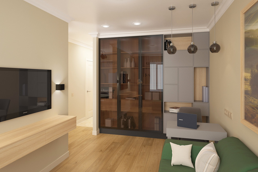 Однокомнатная квартира для пары "37 счастливых метров"