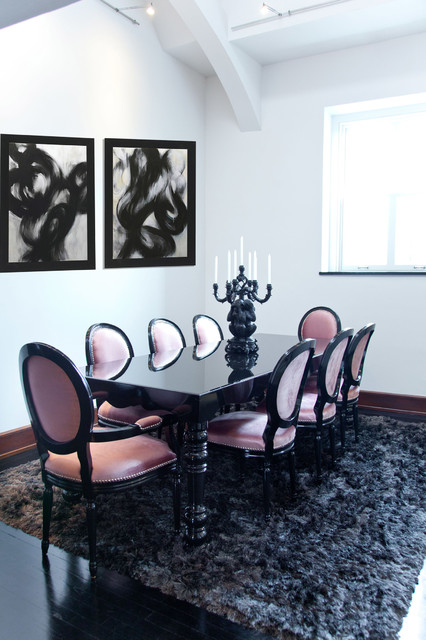 Soho Loft transitional-dining-room