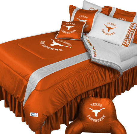 NCAA Texas Longhorns Comforter Pillowcase College Bedding, Twin