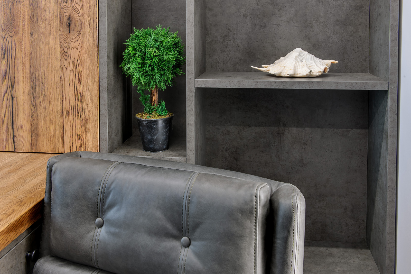 Кабинет. Дизайн проект квартиры на Петровском острове