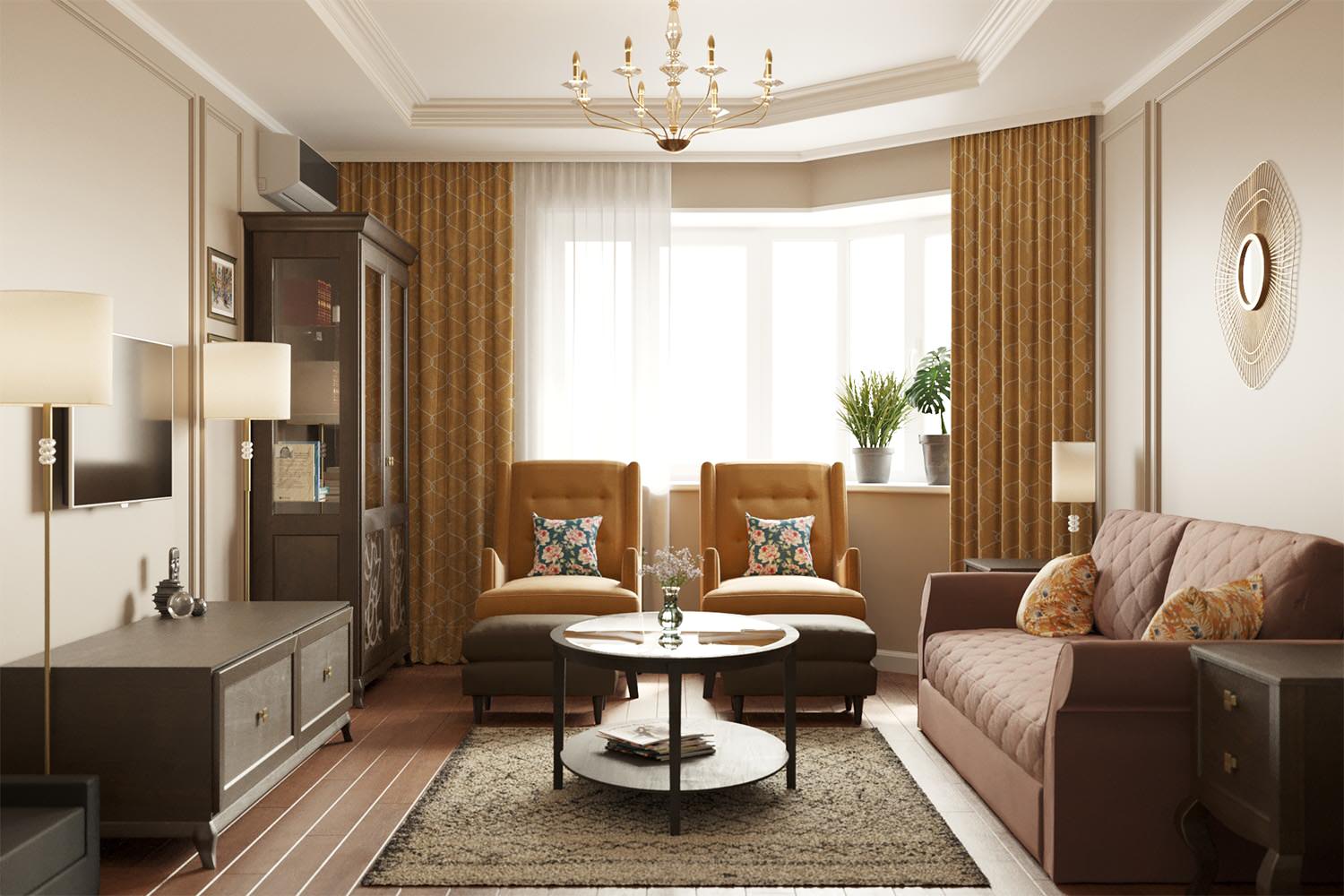 Жилая квартира, 3 комнаты, 75 кв.м.