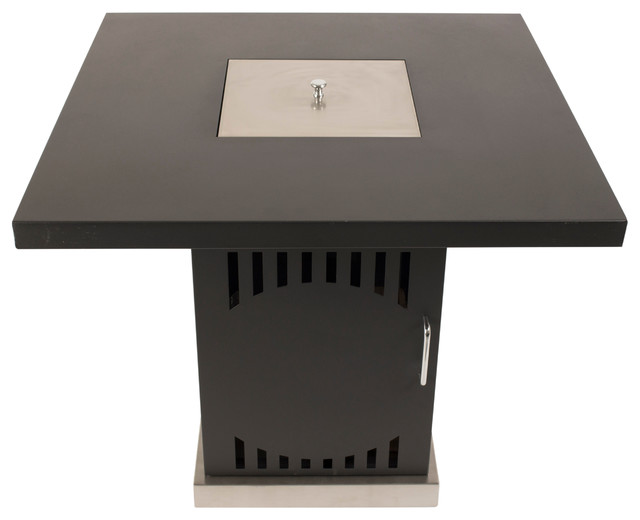 Halifax Gas Fire Pit Table Contemporary Fire Pits By Ghp