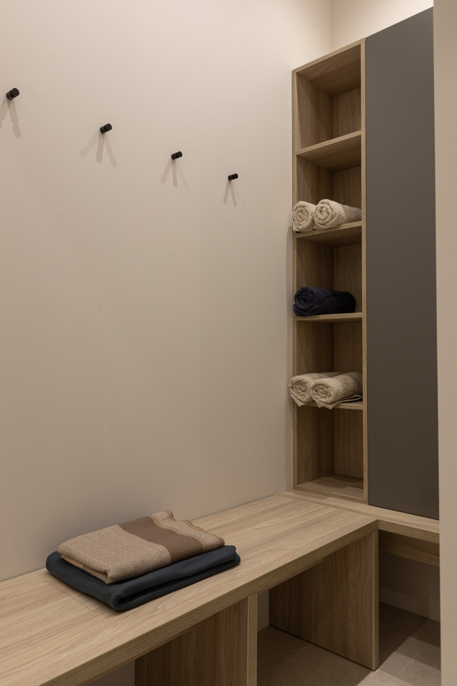 Реализованный проект банного комплекса на территории частного дома