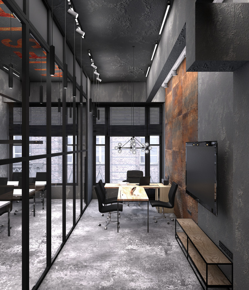 Дизайн интерьера для офиса Агентства в БЦ Суперметалл