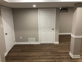 Transitional basement photo in Toronto