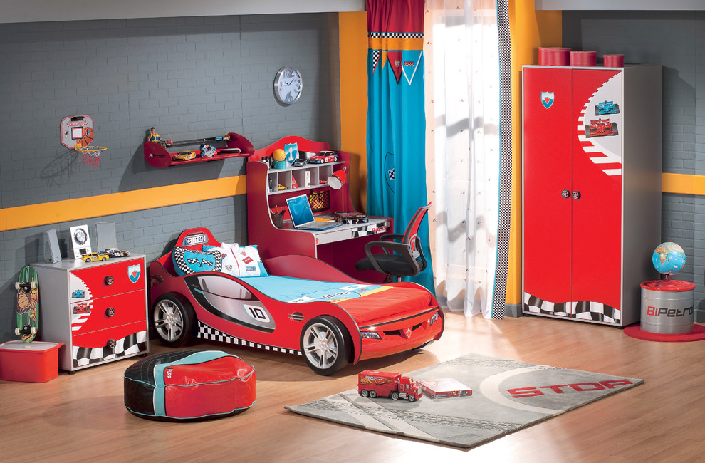 This is an example of a modern kids' bedroom for boys in Miami.