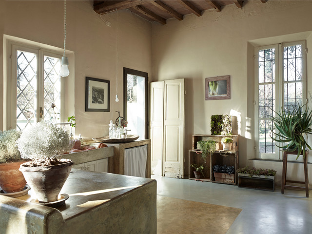 La case delle piante landhausstil-eingang