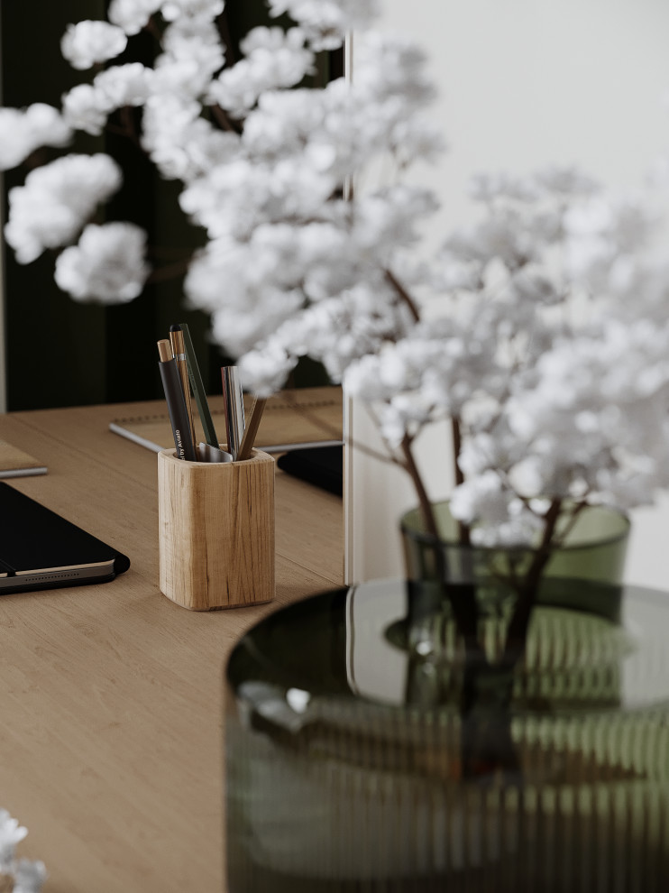 Визуализация интерьера гостиной-спальни