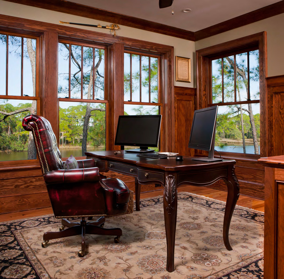 Bull Thistle Lane Craftsman Home Office Charleston by McDonald