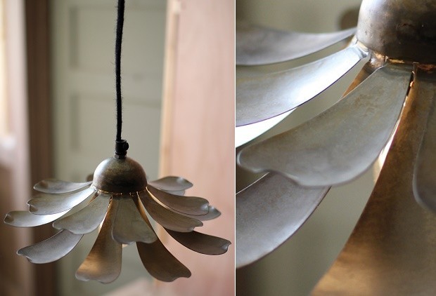 metal flower lampshade