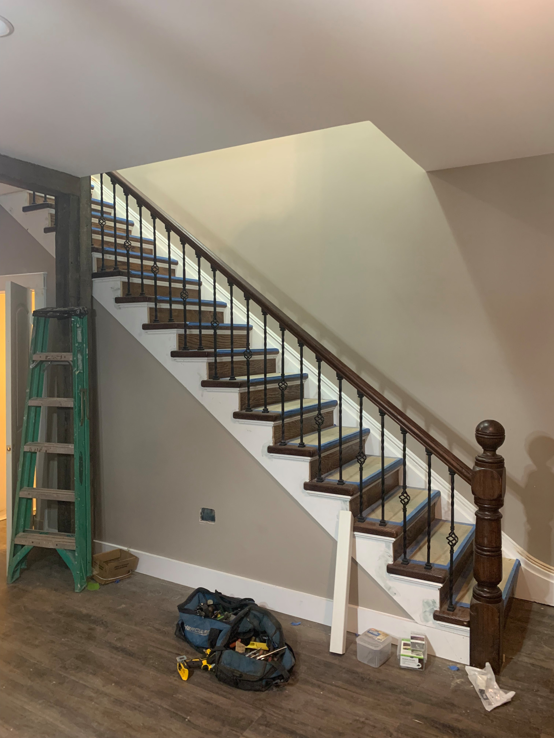 Custom Staircase and Bannister