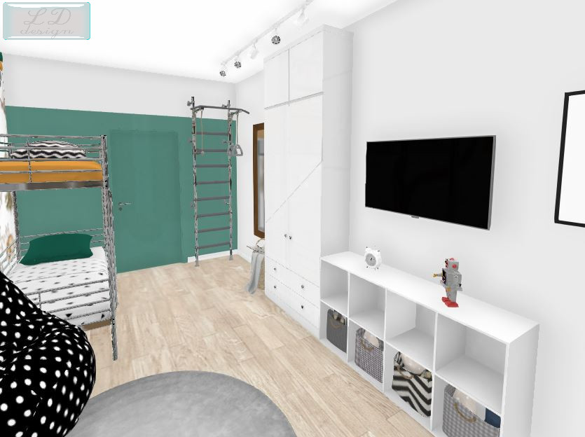 Детская комната 17 кв.м в Санкт-Петербурге